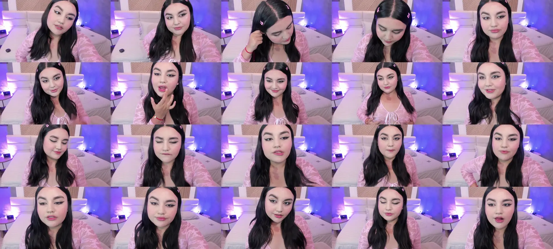 MiaNoire photo contact sheet