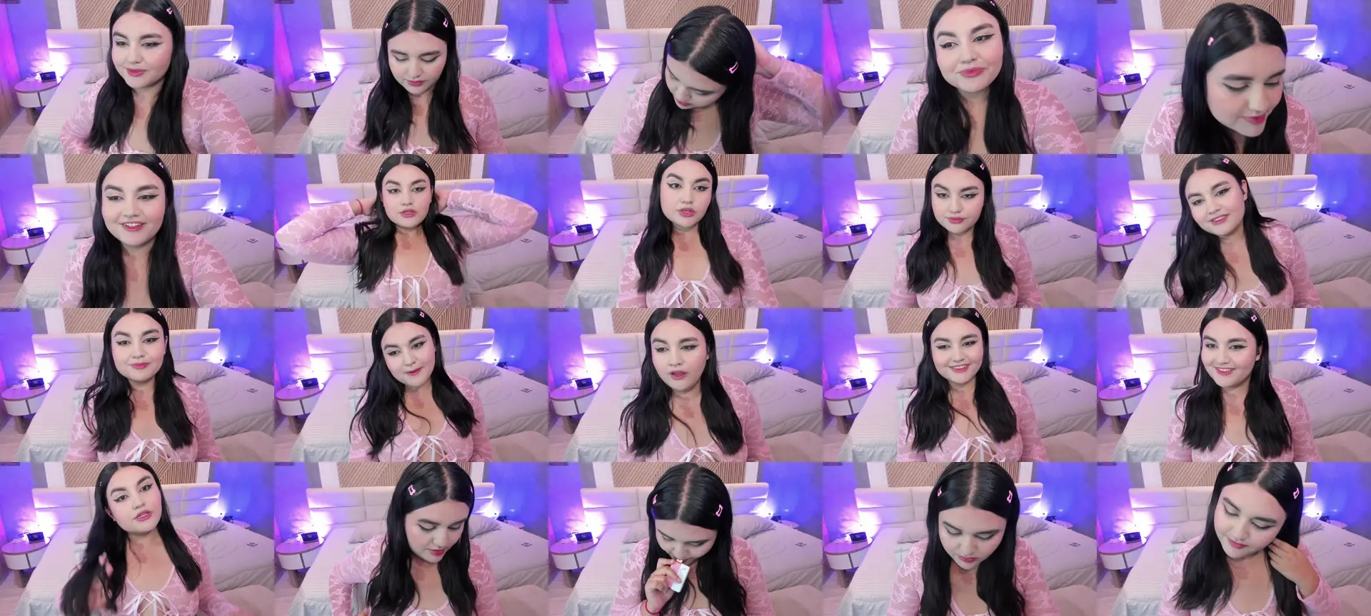 MiaNoire photo contact sheet