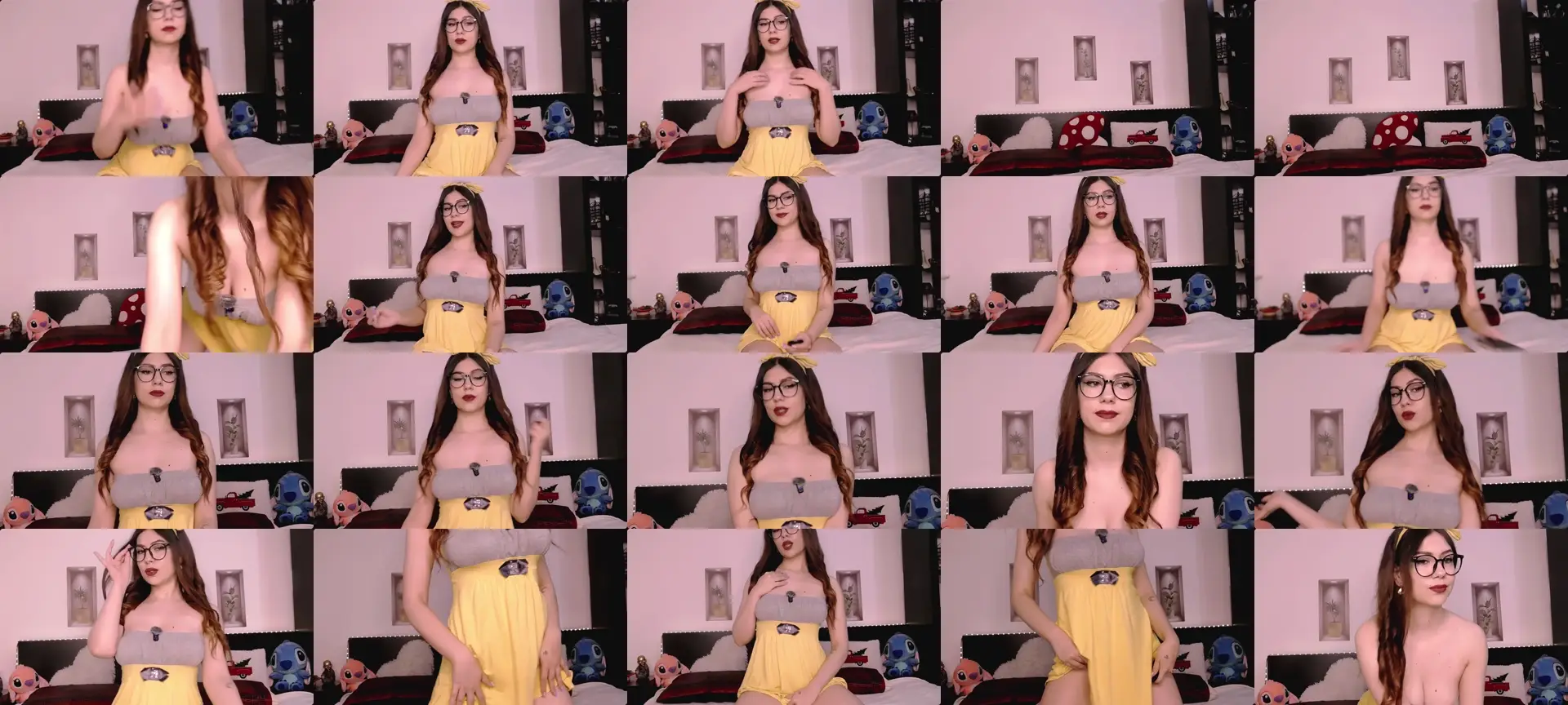 MikaylaRaven photo contact sheet