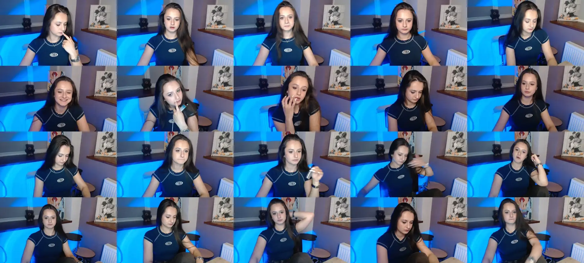 Milky_bunny_ photo contact sheet