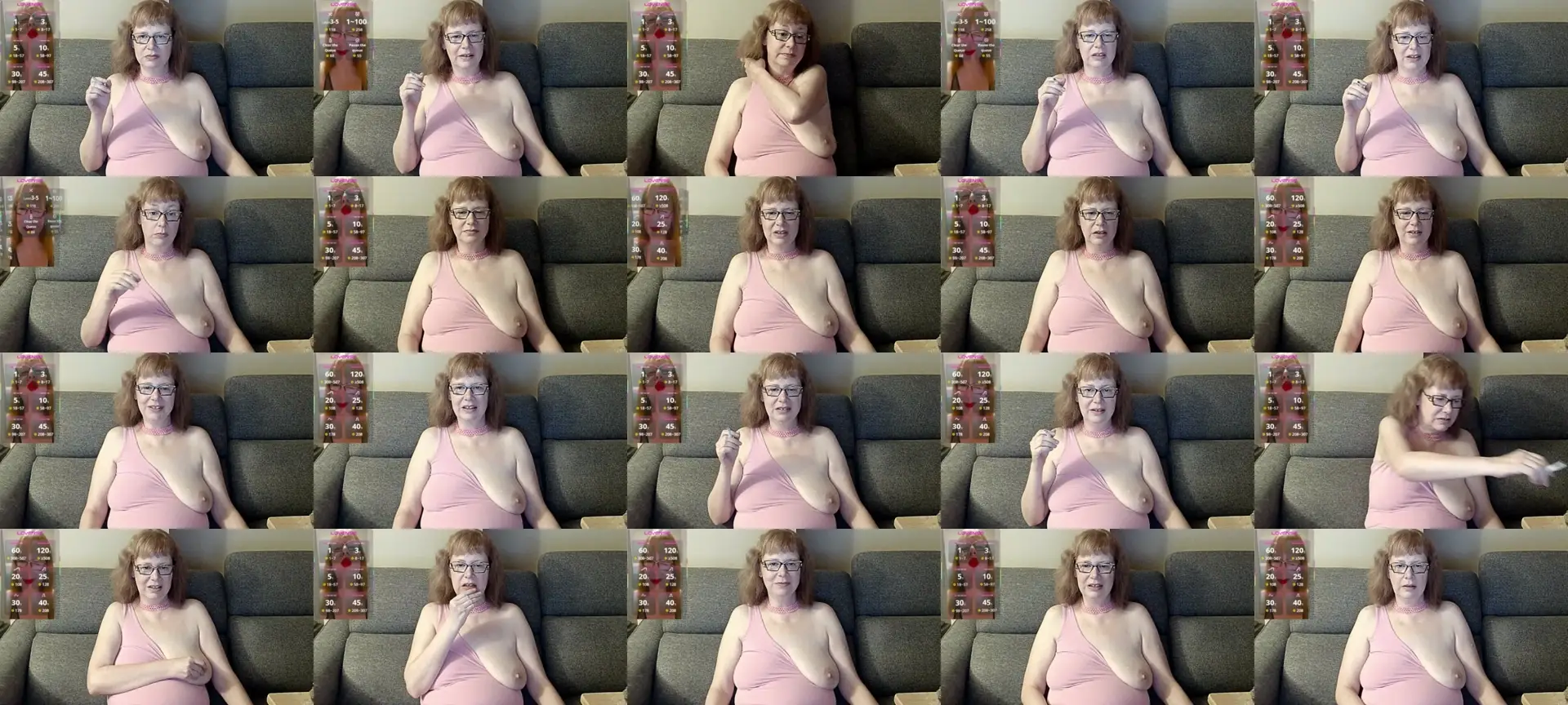 MissTittyland photo contact sheet