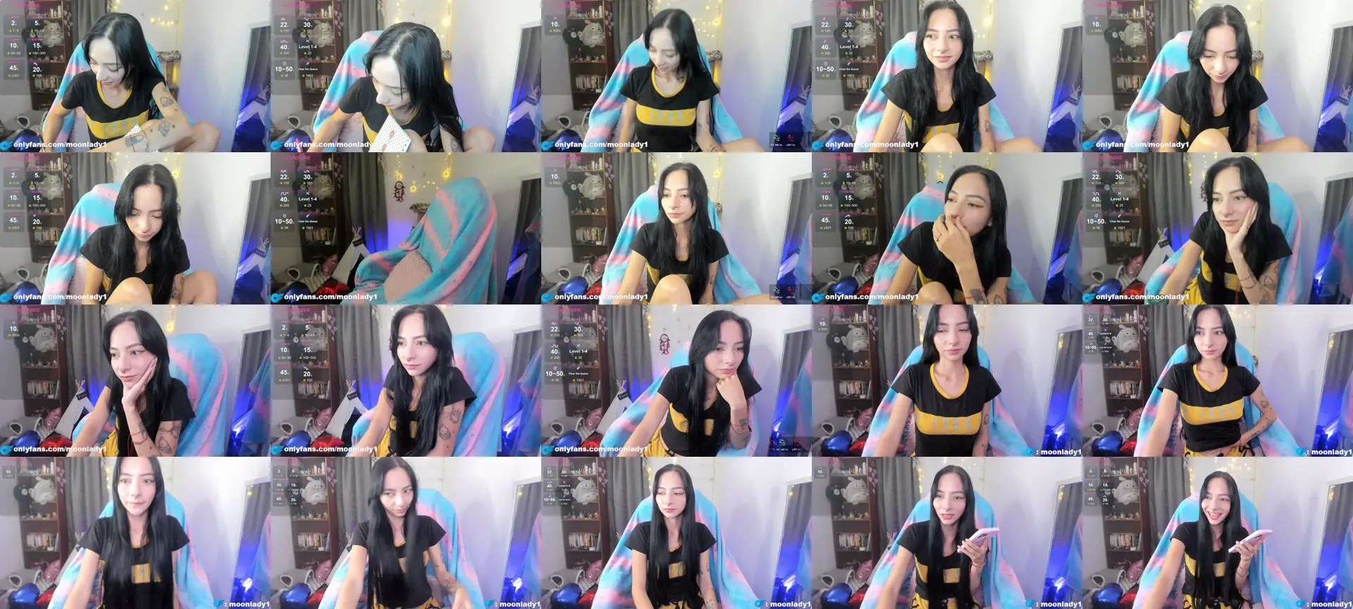 Moonlady6 photo contact sheet