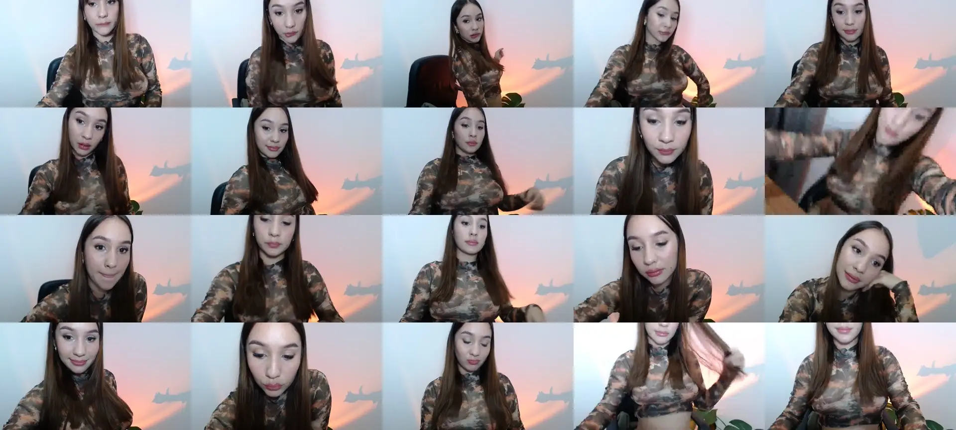 NebulaRose photo contact sheet