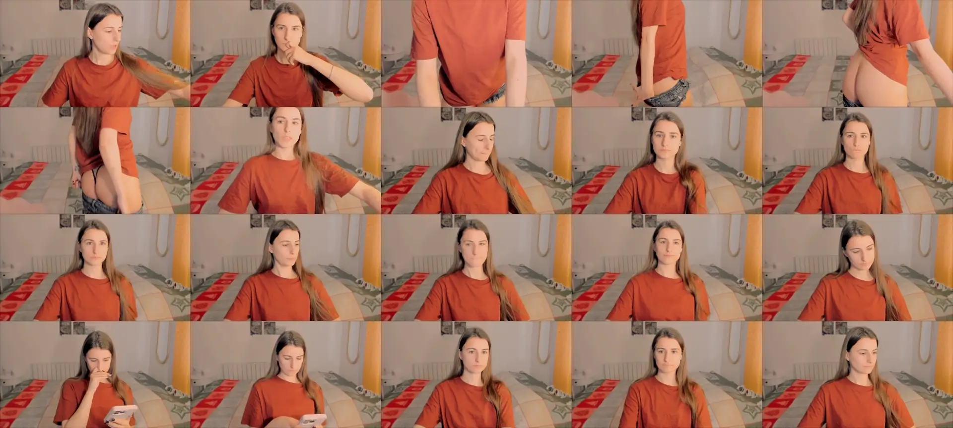 NextDoorCutie photo contact sheet