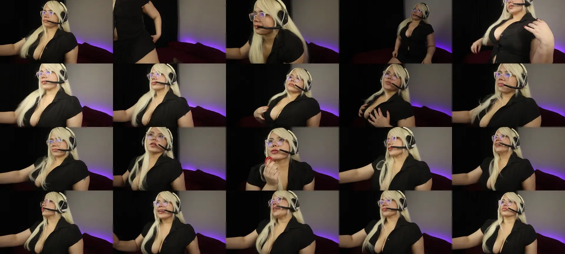 NinnaNoir photo contact sheet