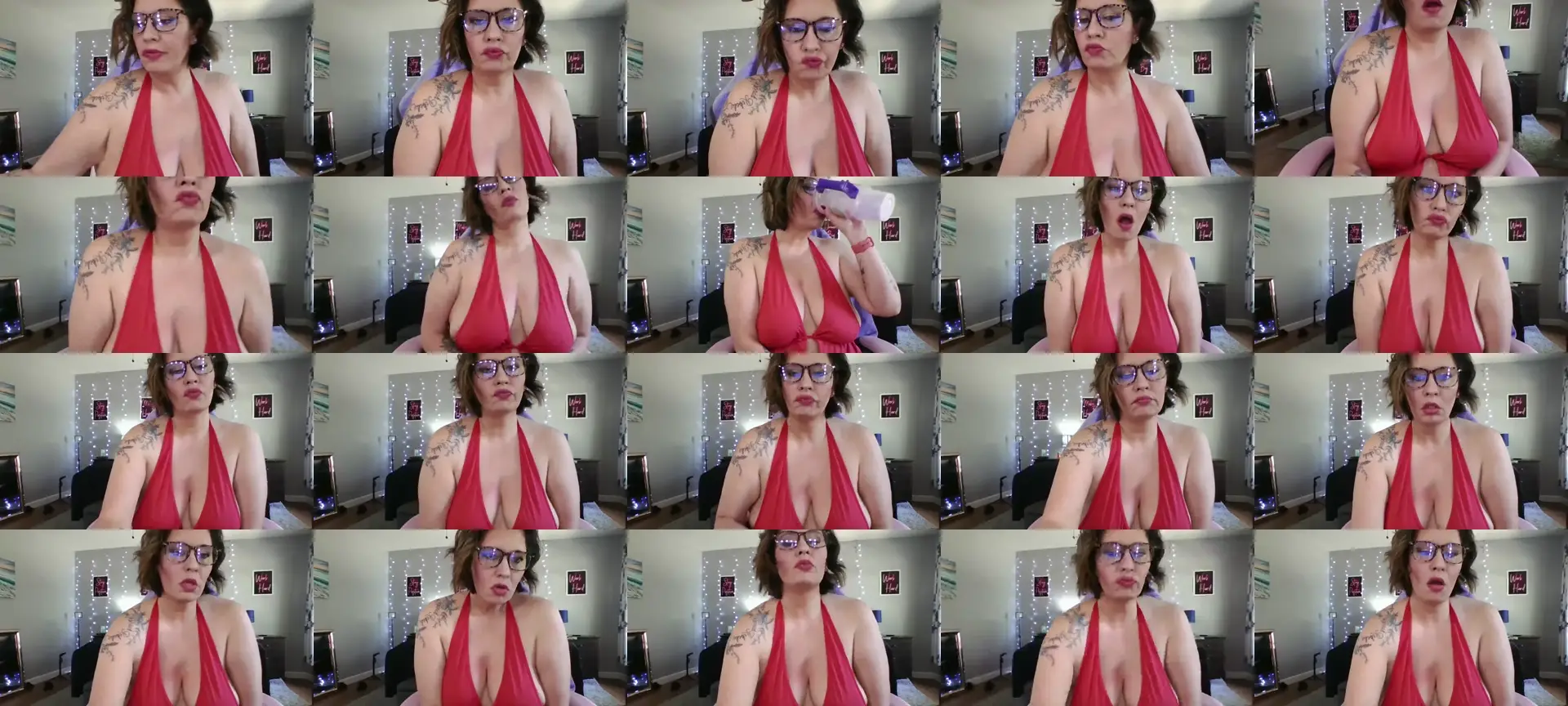 Peachygoddess photo contact sheet