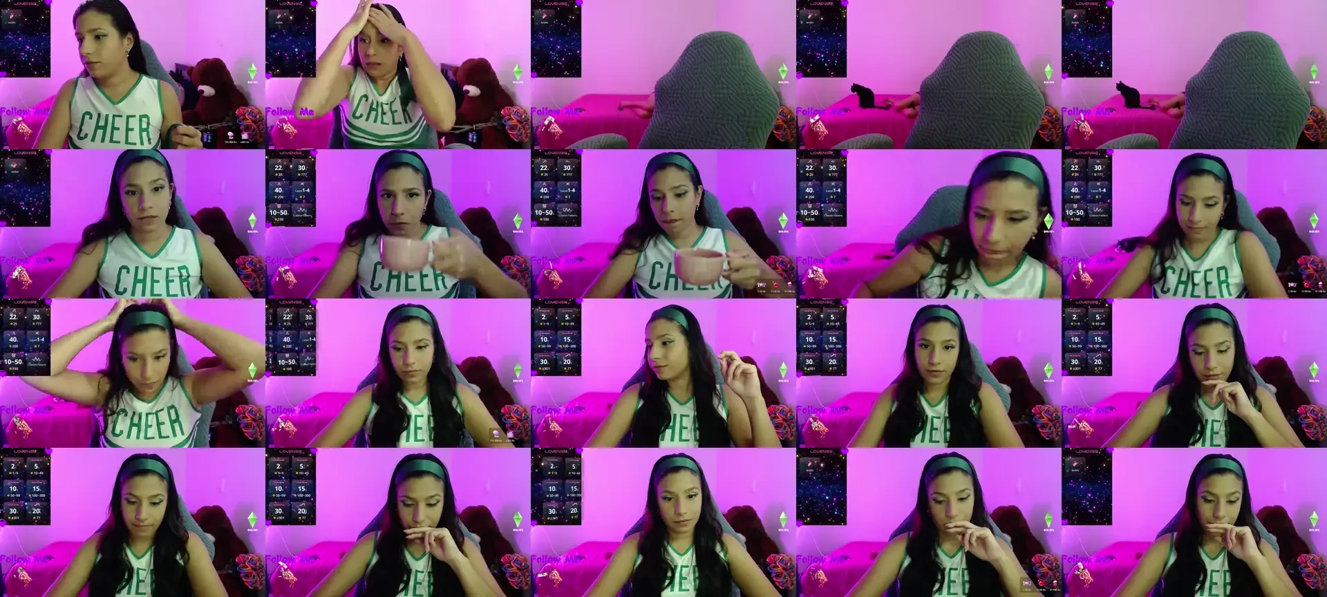 Prettyfriends photo contact sheet