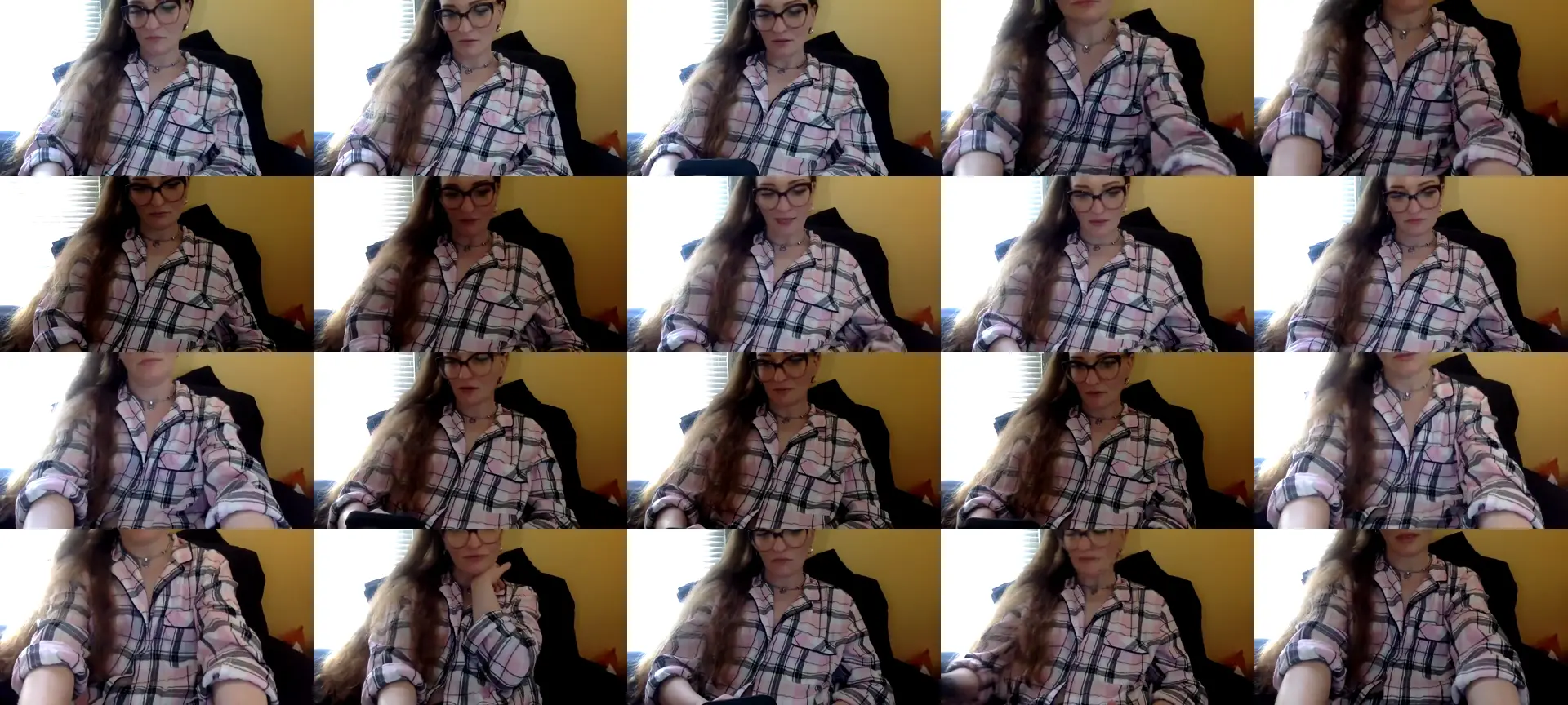 Redheadkitty1 photo contact sheet