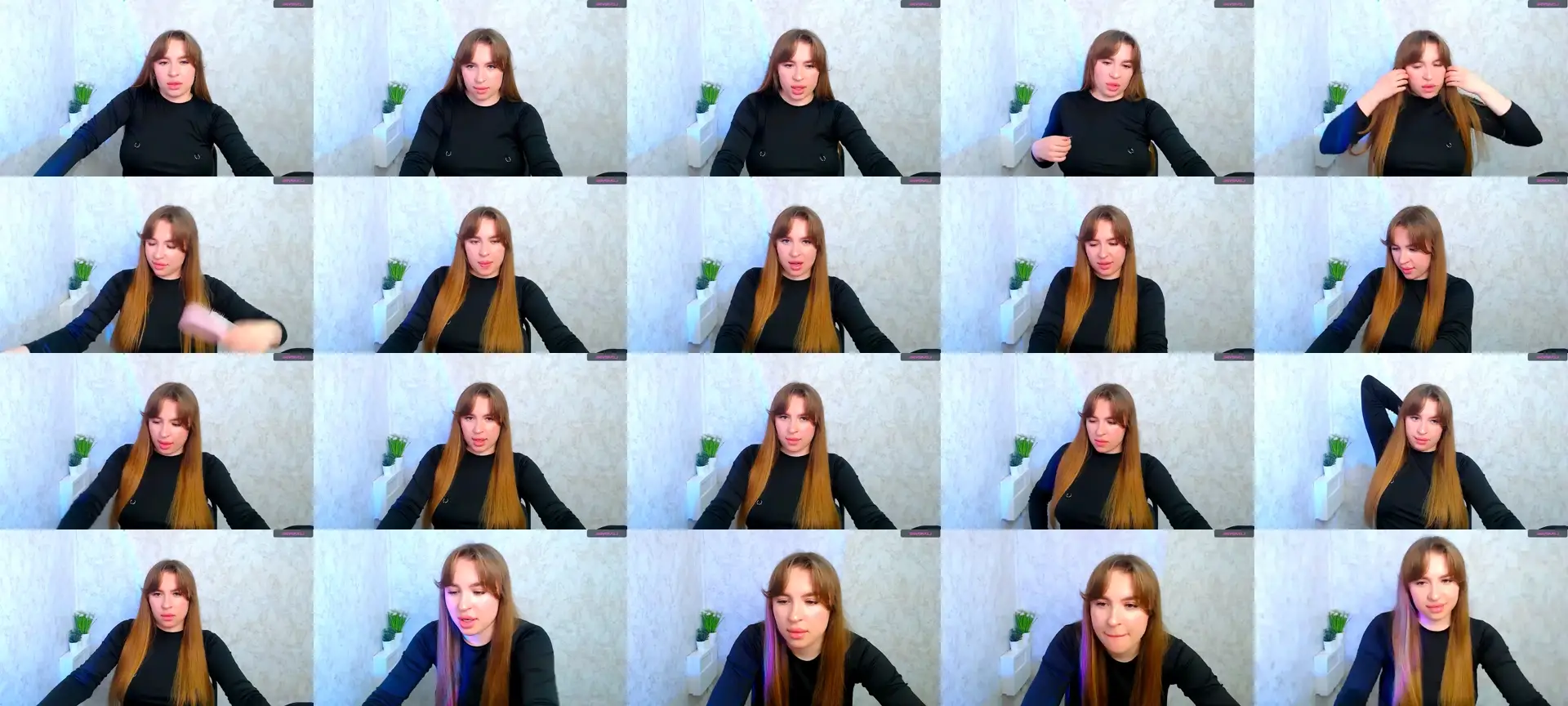 SexyJuliia_ photo contact sheet