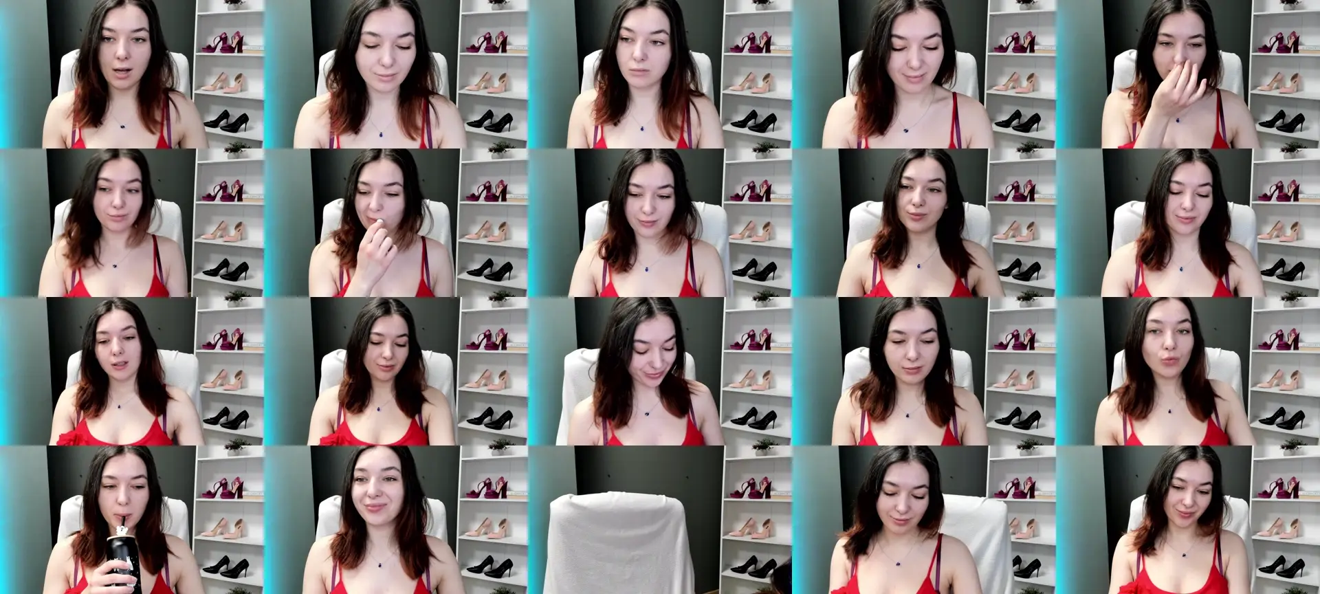 SexyMegann photo contact sheet