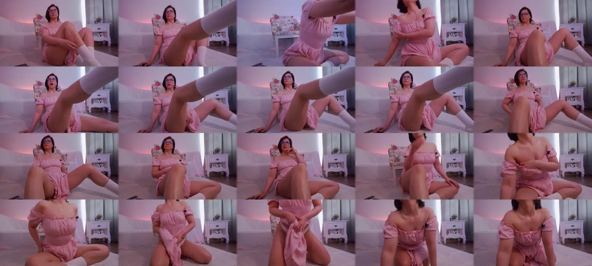 SophieeRain photo contact sheet