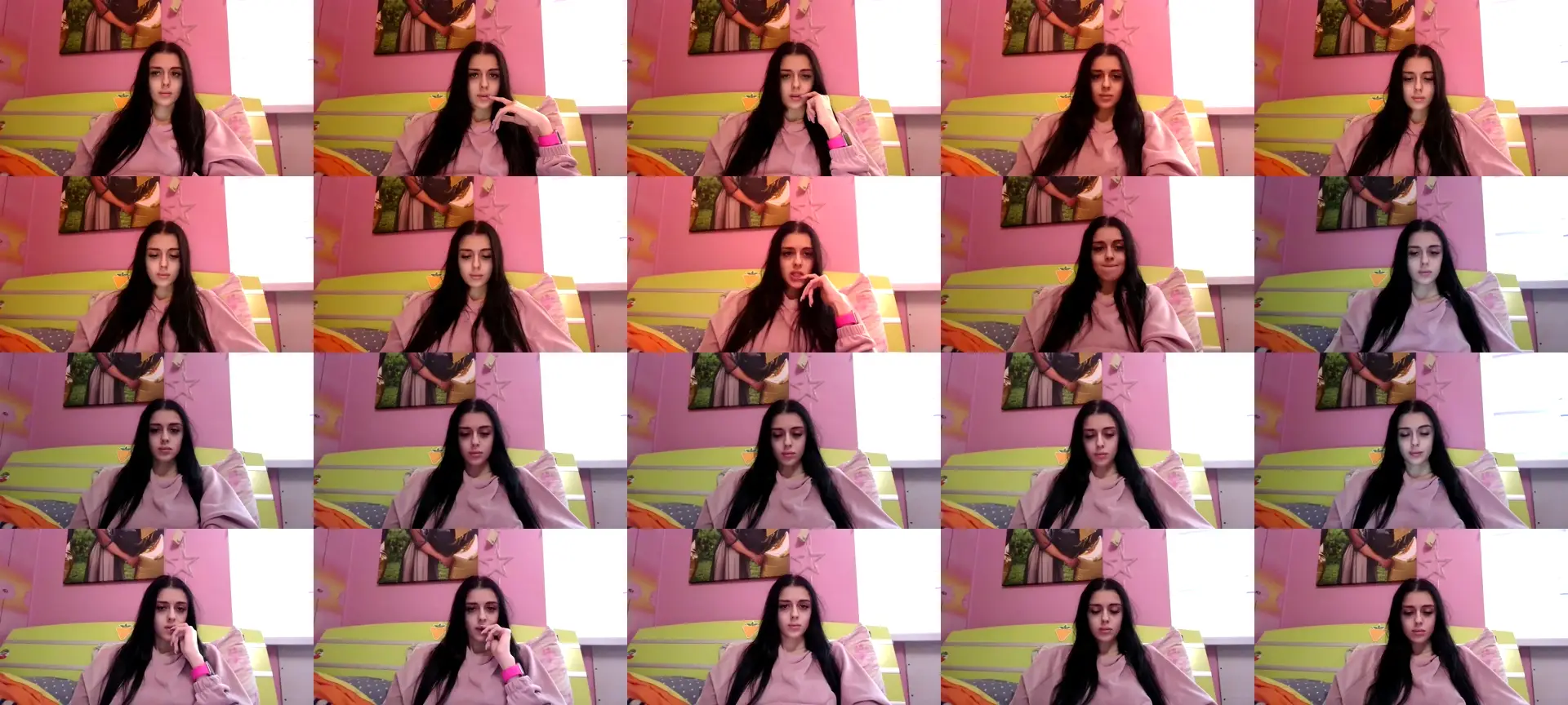 StefanyCute photo contact sheet