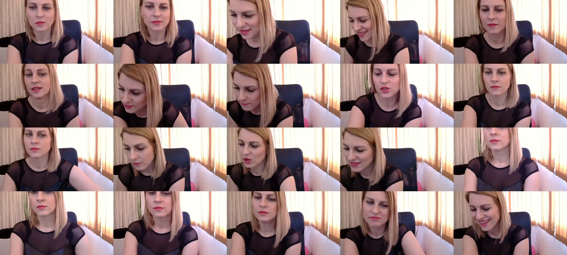 SweetEmma photo contact sheet