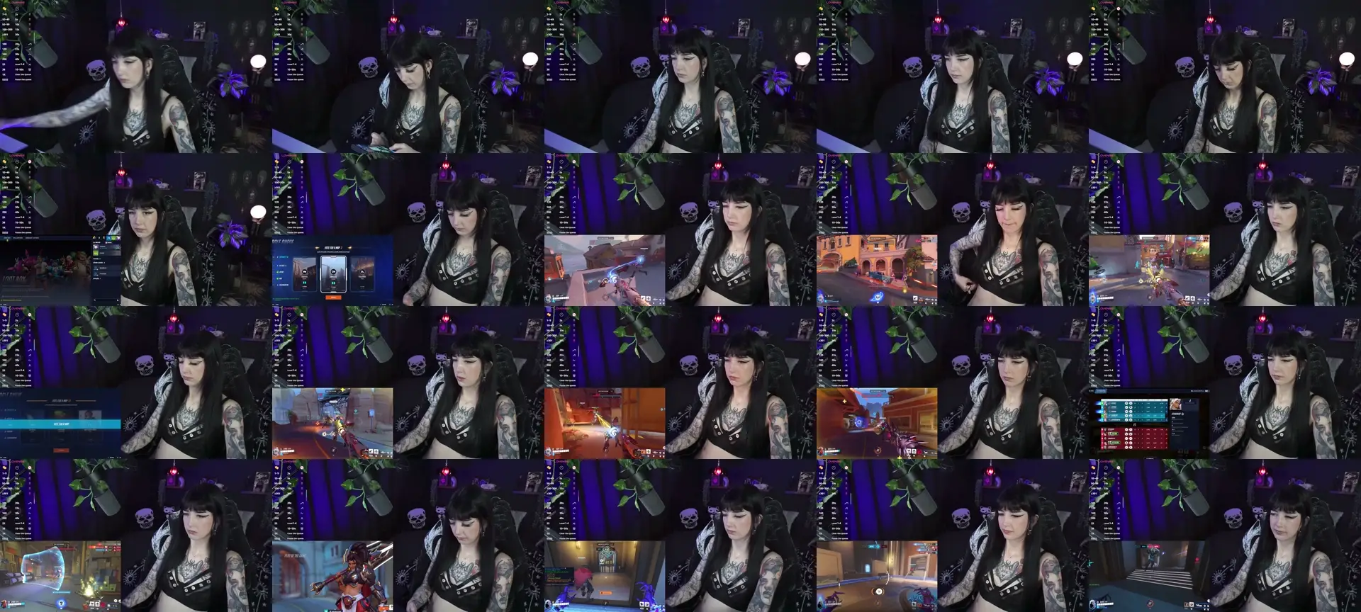 TatsnCats photo contact sheet