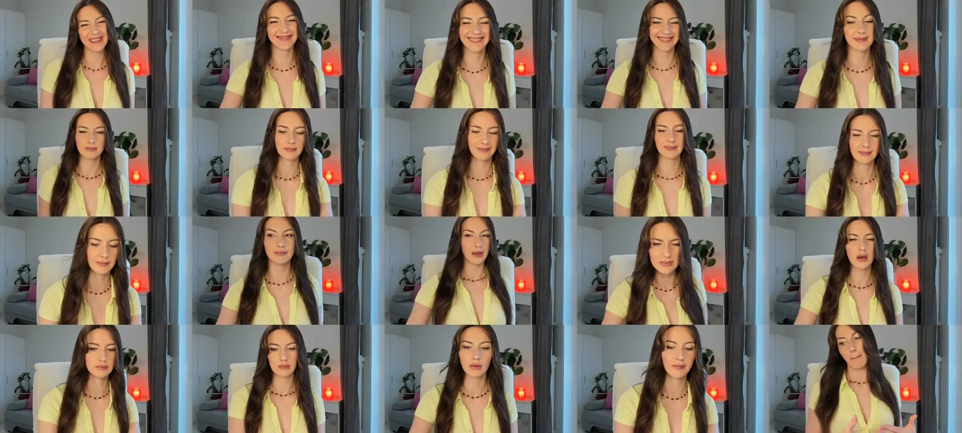 Tina_candy photo contact sheet