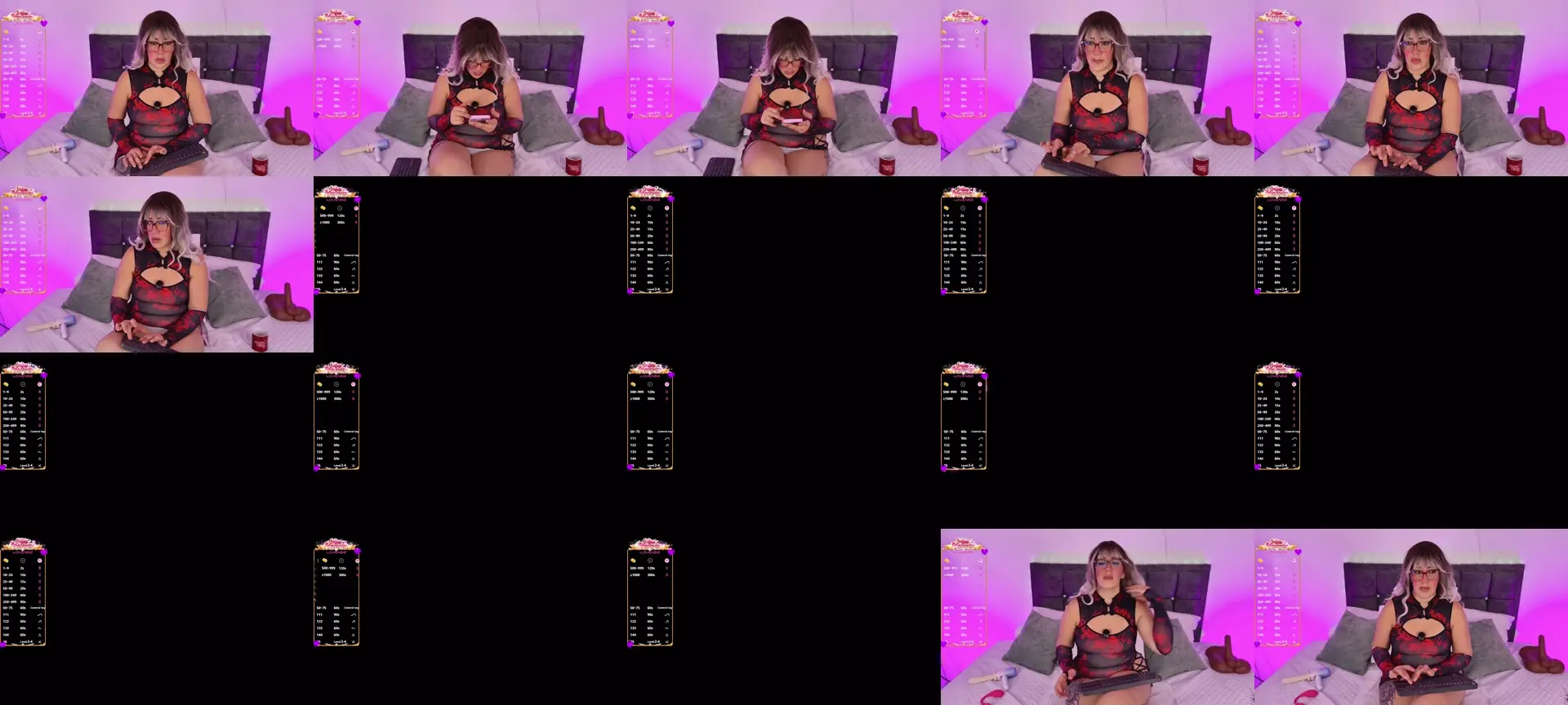 Vanity_wild photo contact sheet