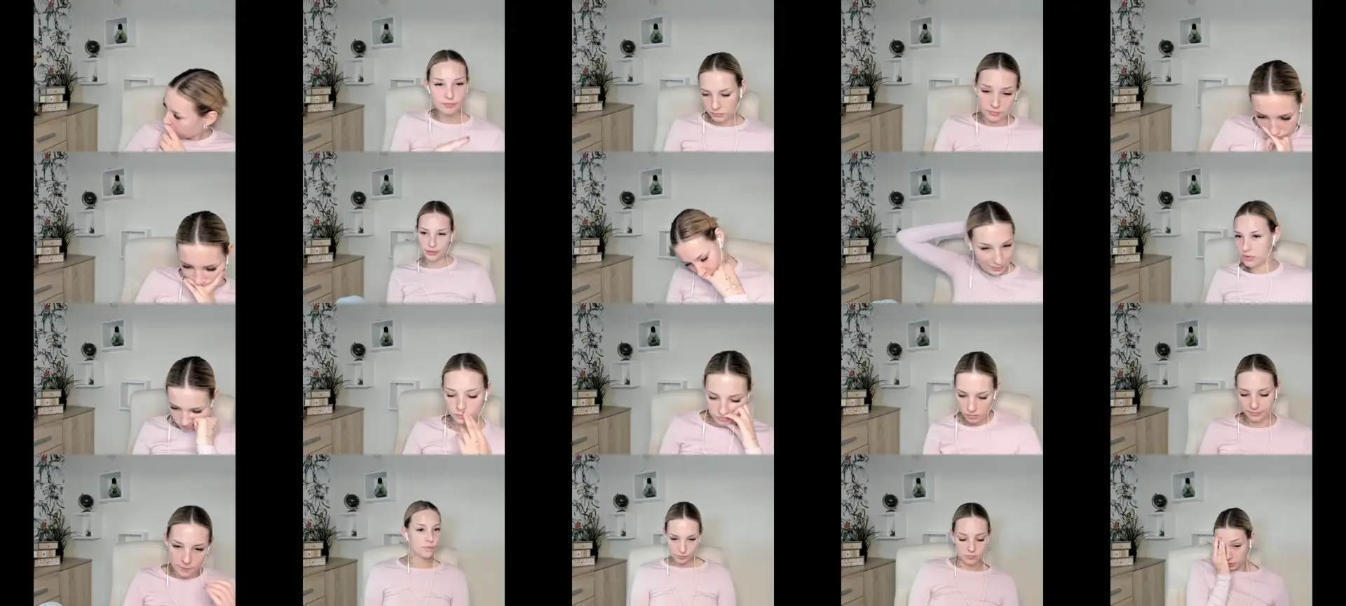 VelvetAngela photo contact sheet