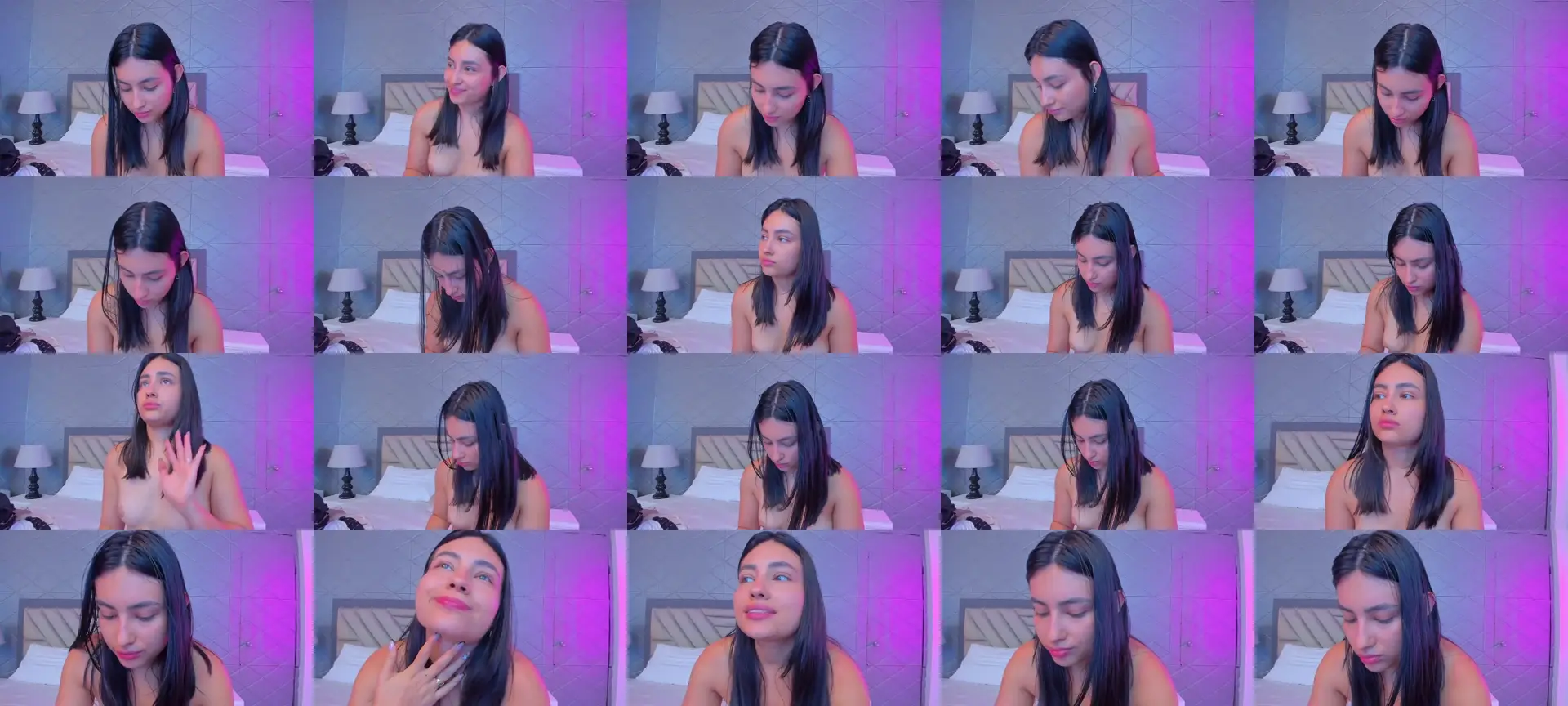 VioletRousse photo contact sheet