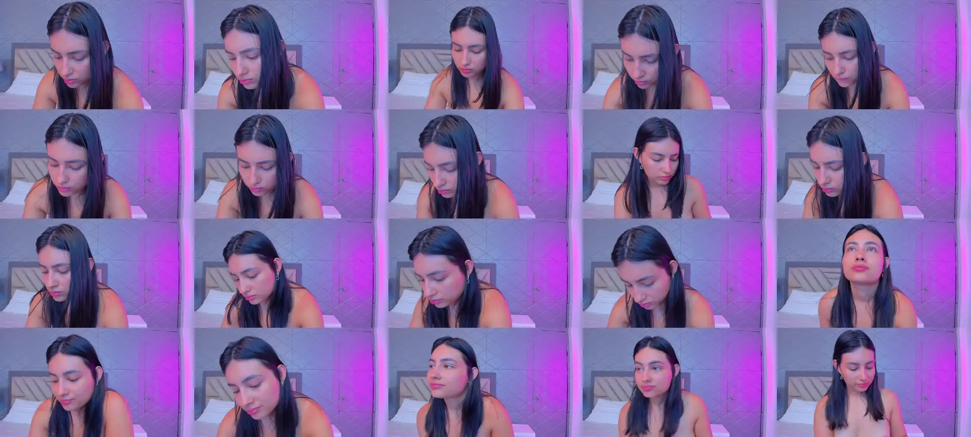 VioletRousse photo contact sheet