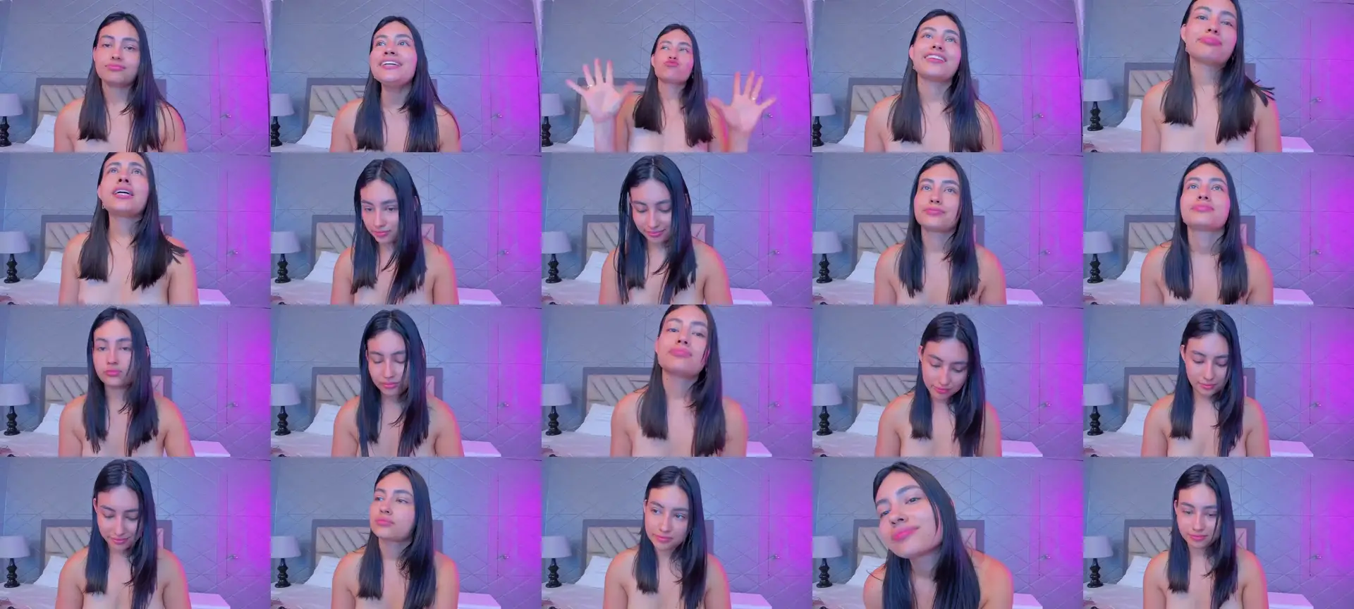 VioletRousse photo contact sheet