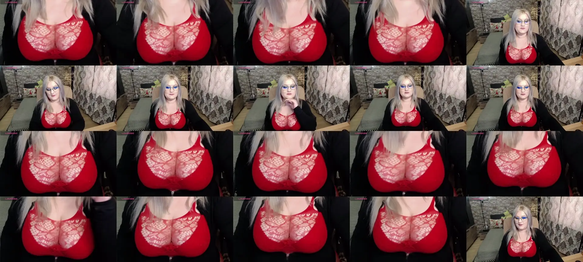 XShyTeaseX photo contact sheet