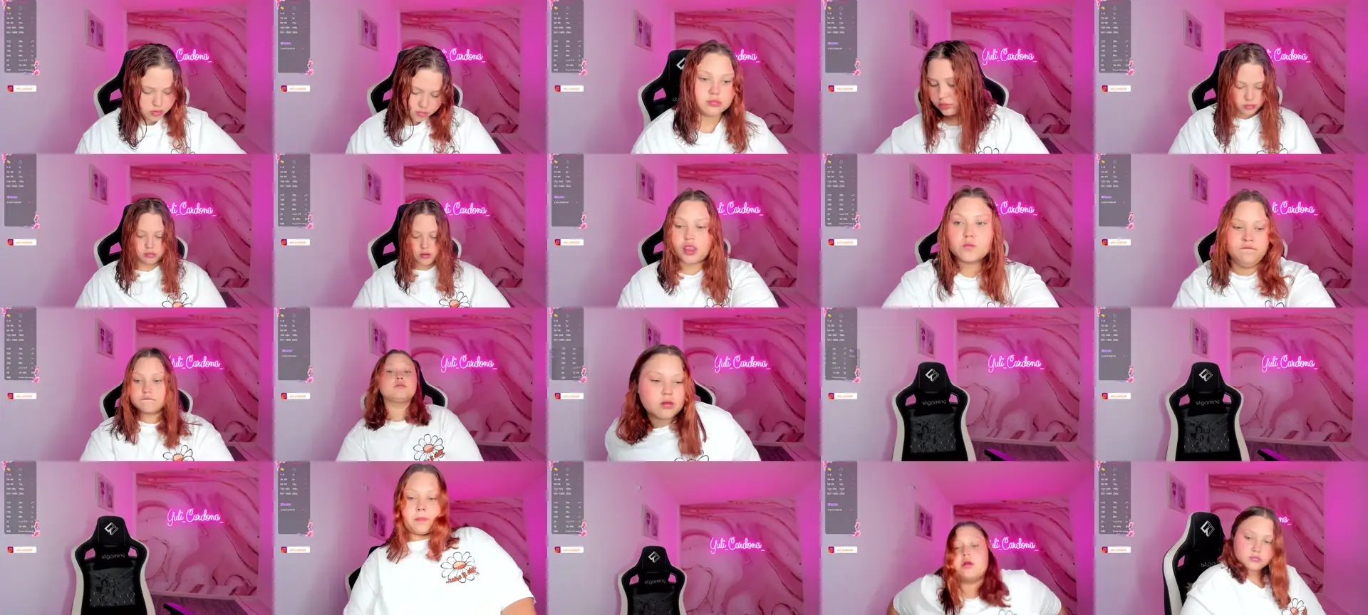 YuliCardona photo contact sheet