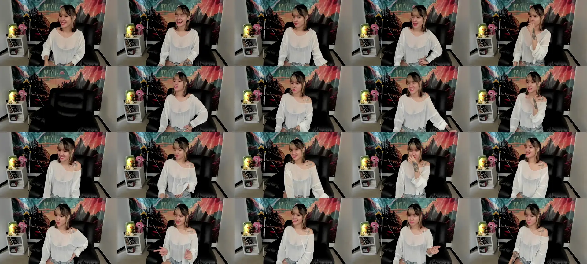 Yunablack photo contact sheet