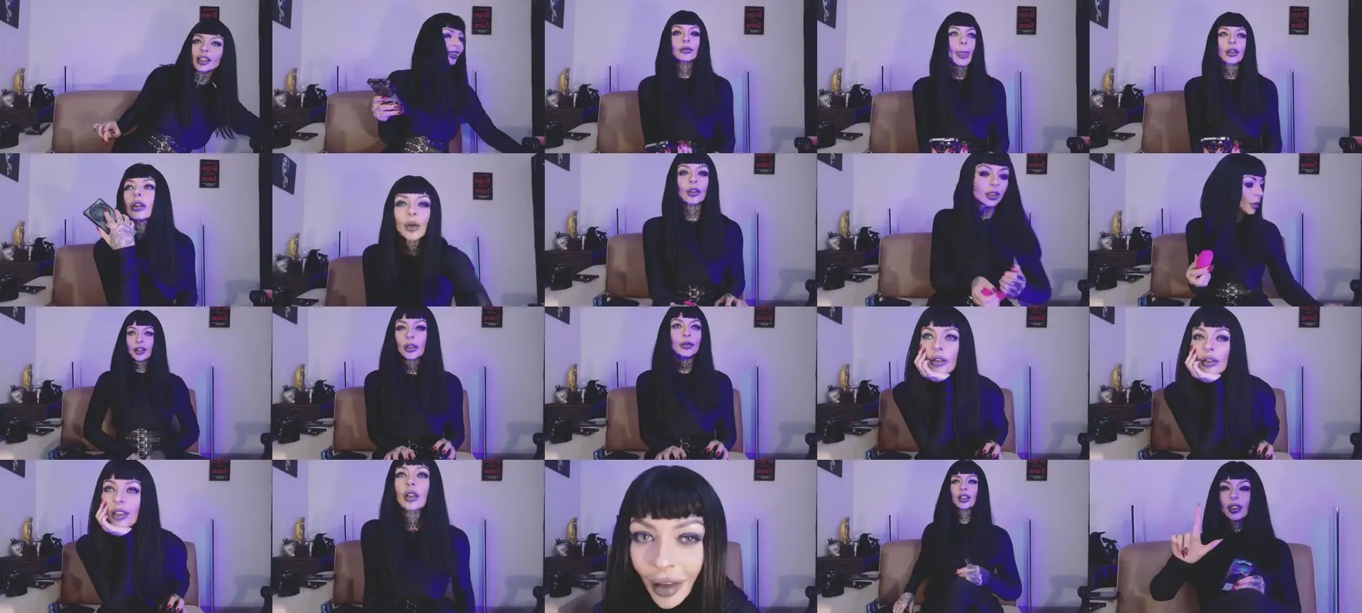 AbbyPink photo contact sheet