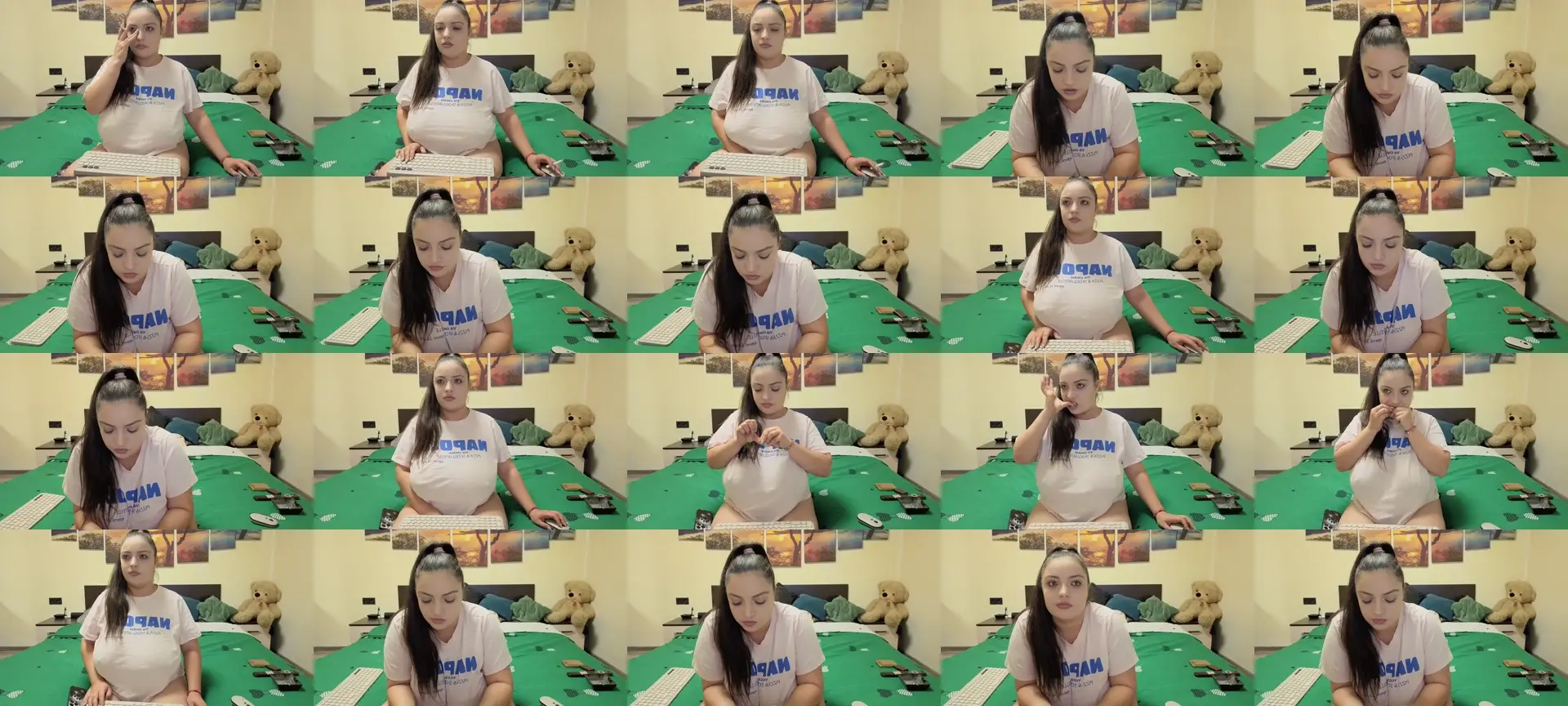 Adellinee photo contact sheet