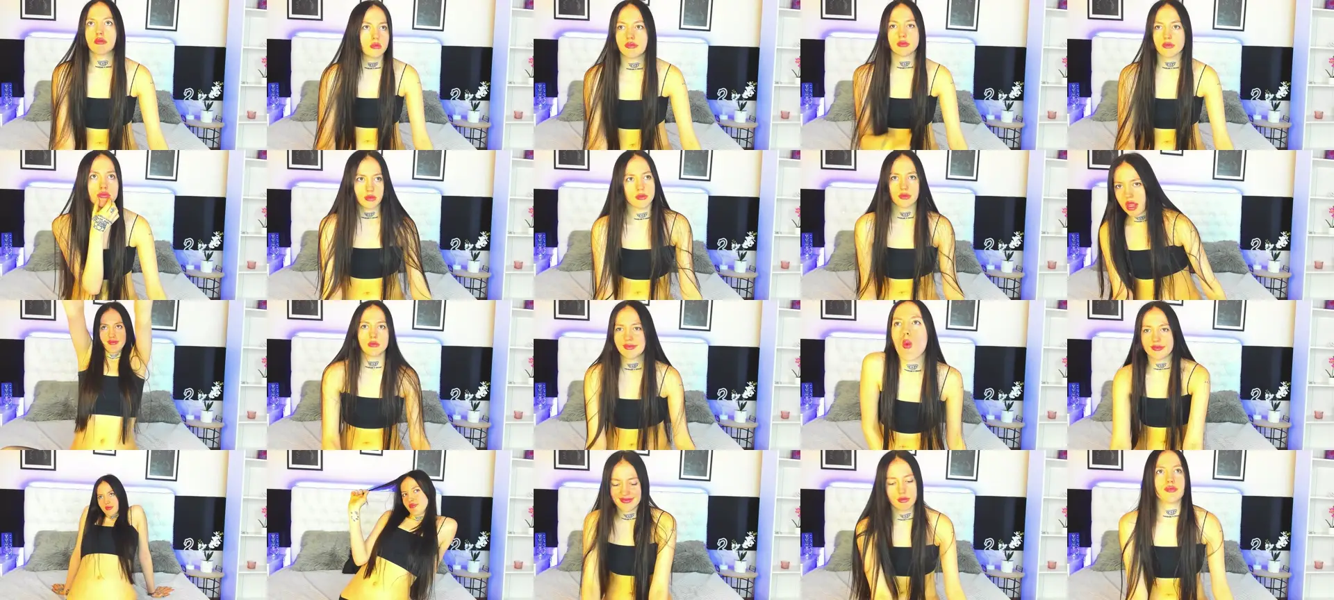 AdrianaCult photo contact sheet