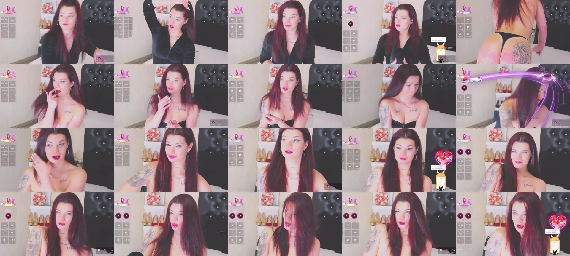 Allisonn photo contact sheet