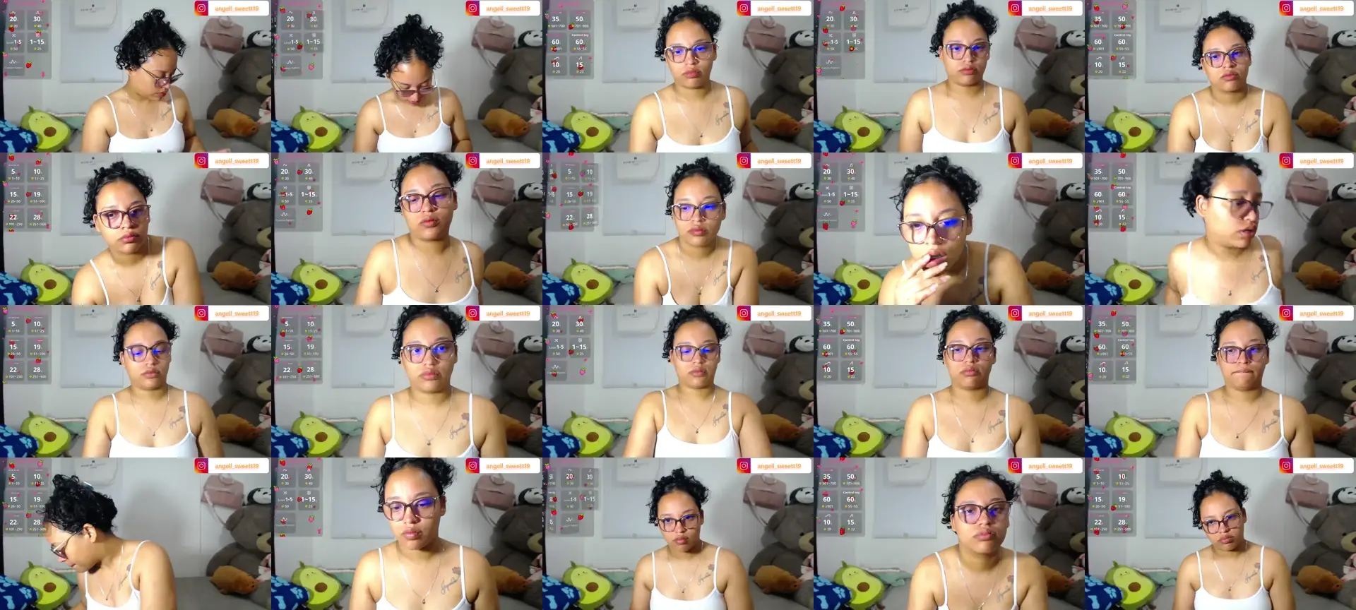 angela_angel photo contact sheet