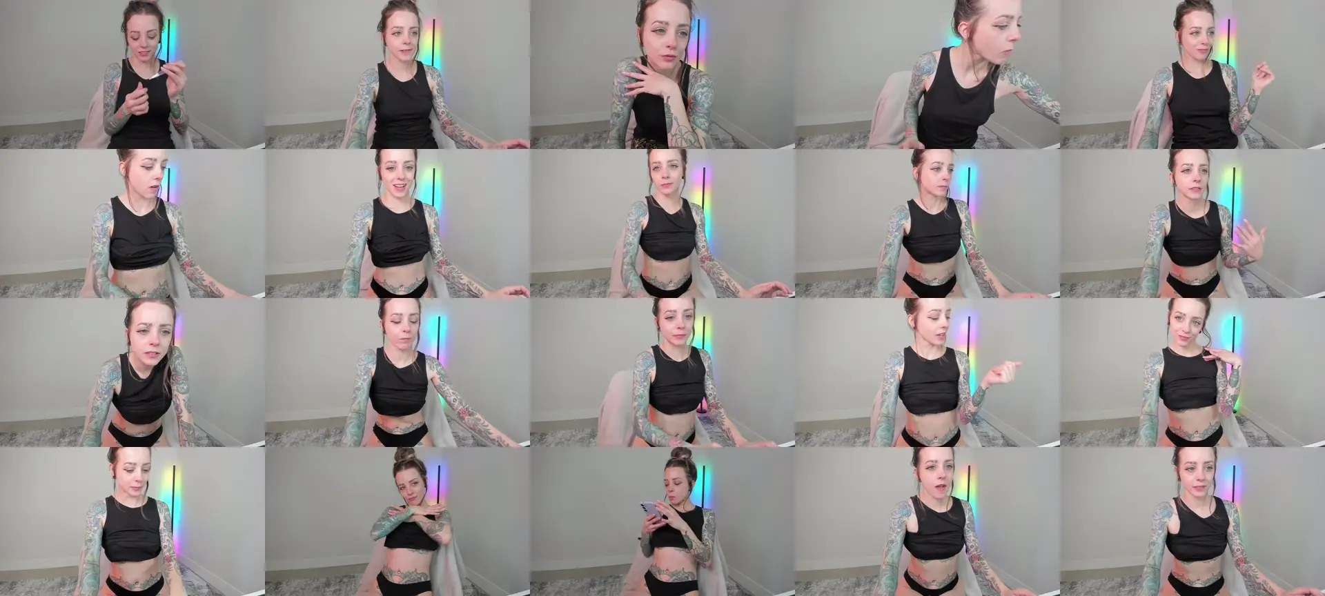 AstridLuxe photo contact sheet