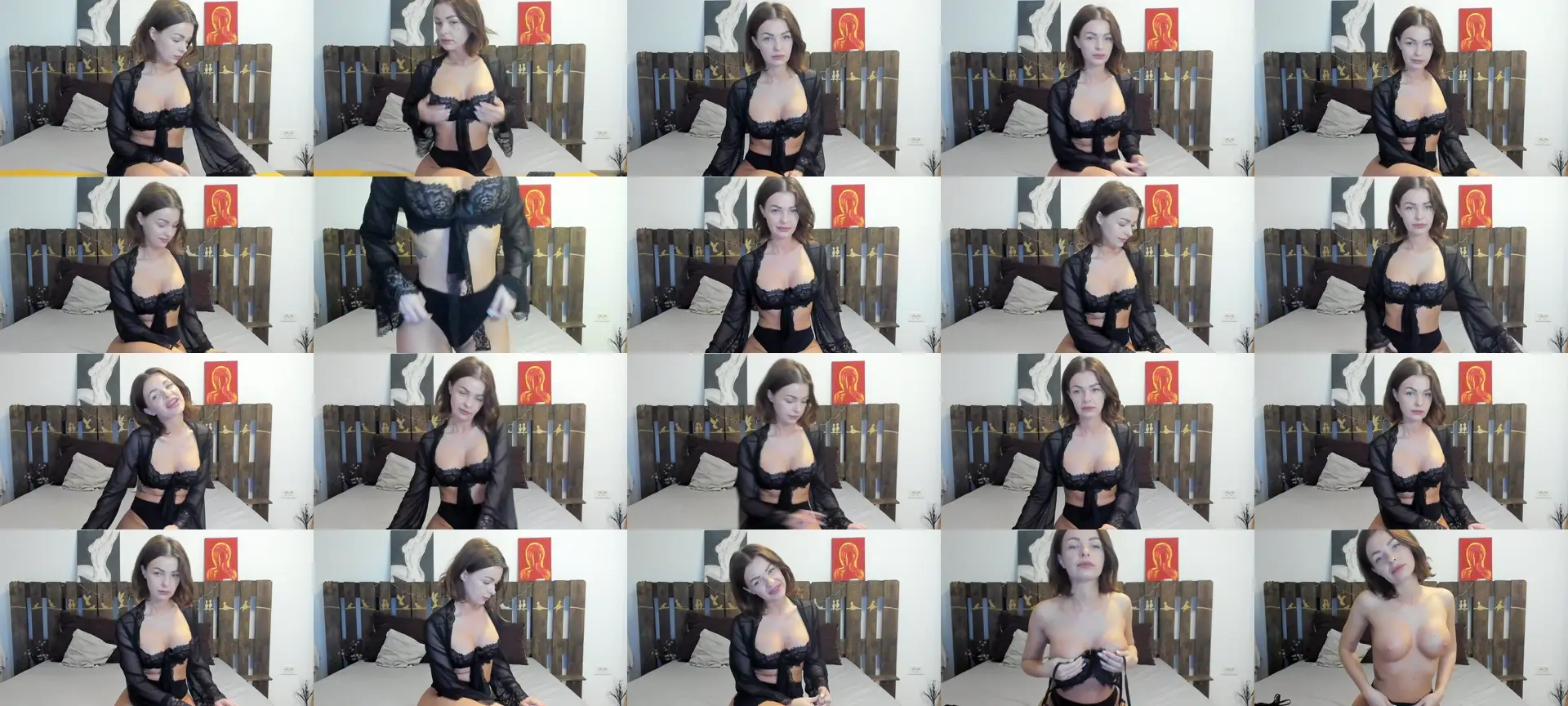 AvaCarterr photo contact sheet