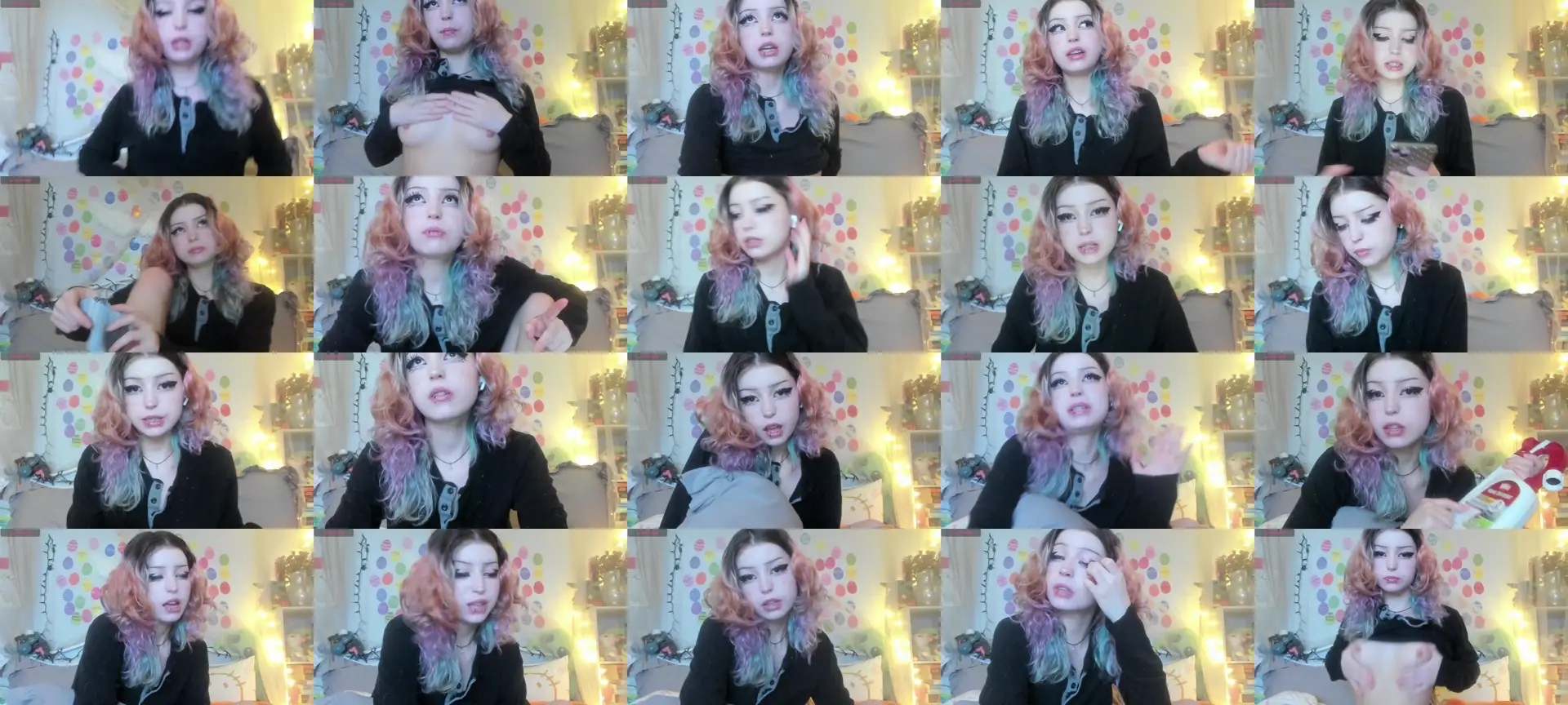 Bunnyislewd photo contact sheet