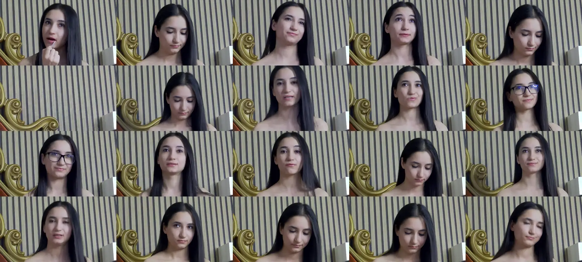 CarolinaBlair photo contact sheet