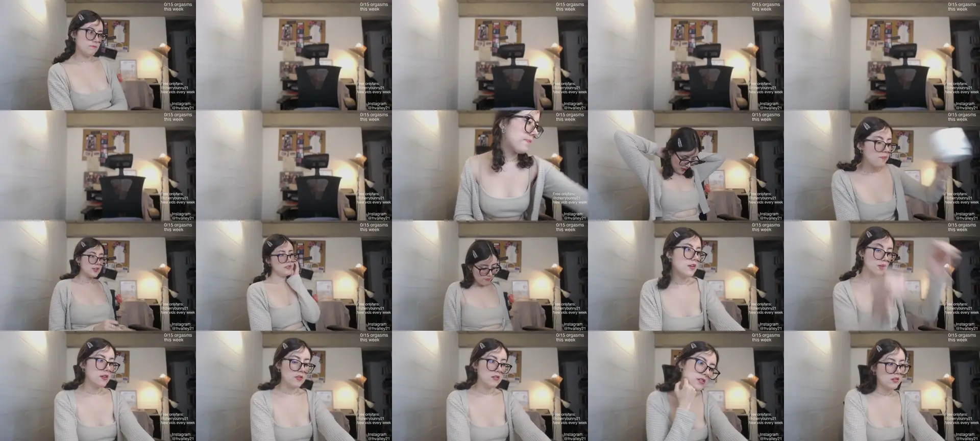 Cherrybunny21 photo contact sheet