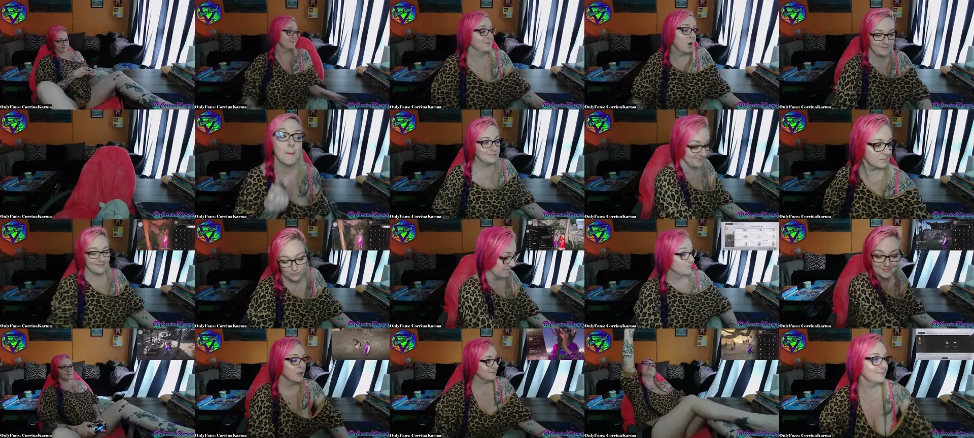 CorrinaKarma photo contact sheet