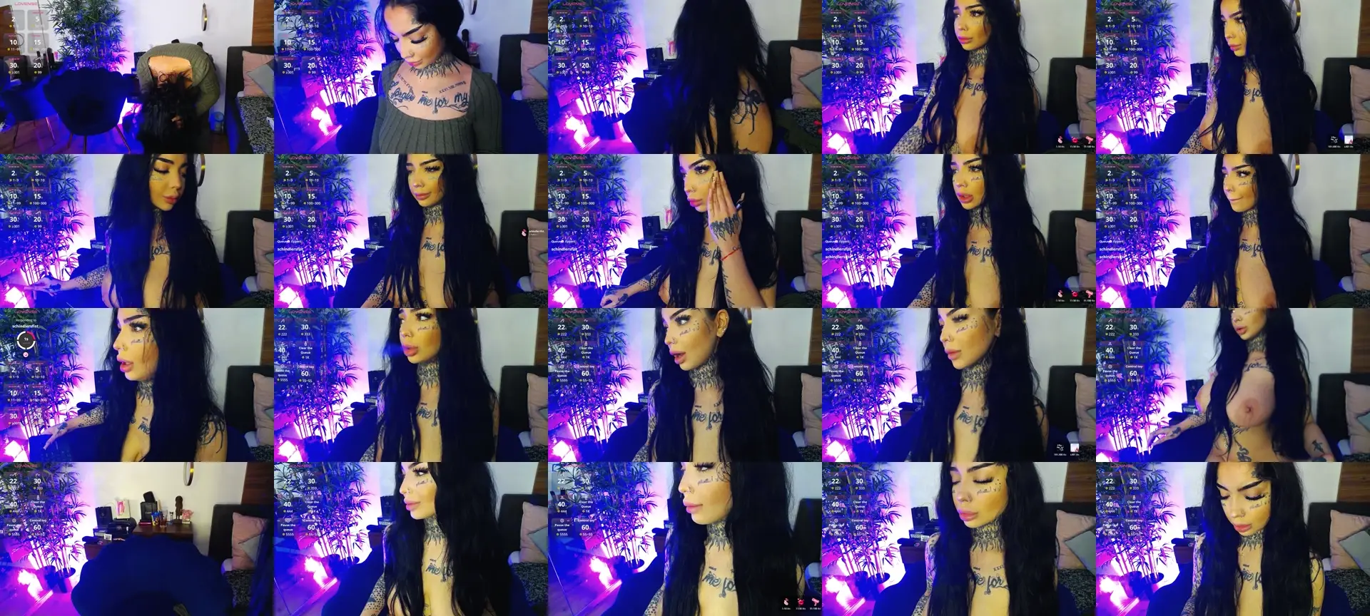 CreamyInkk photo contact sheet