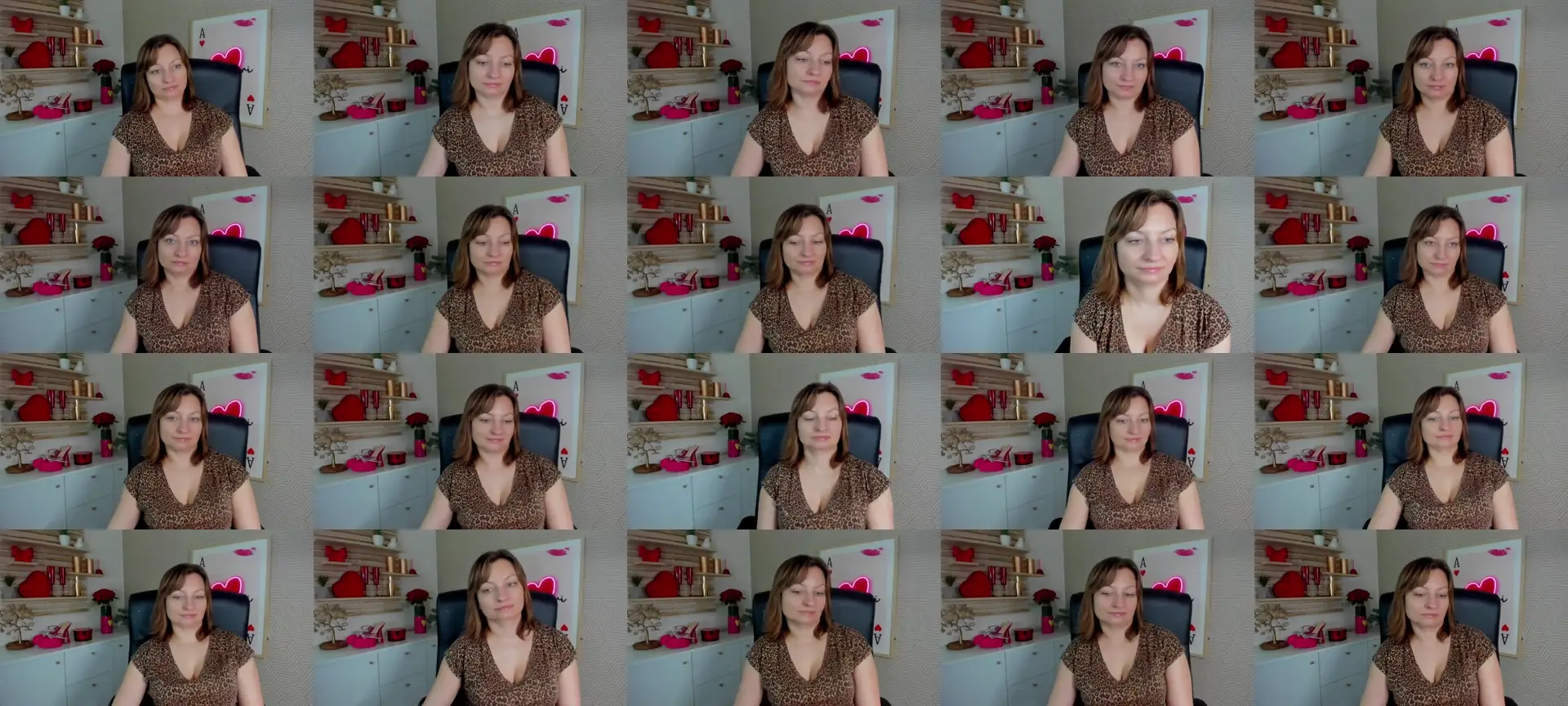 Cum4Angela photo contact sheet