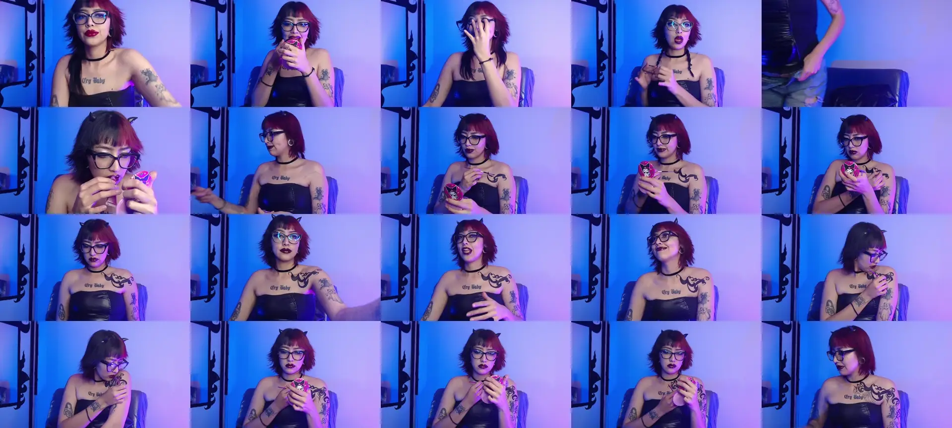 Cyberxphantom photo contact sheet