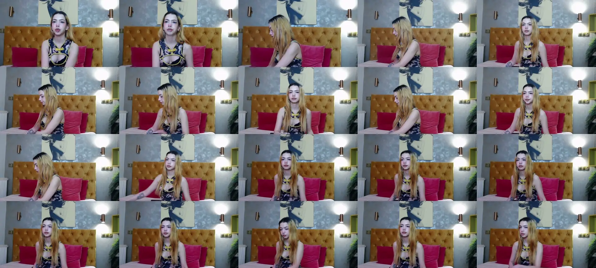 DashaFlame photo contact sheet