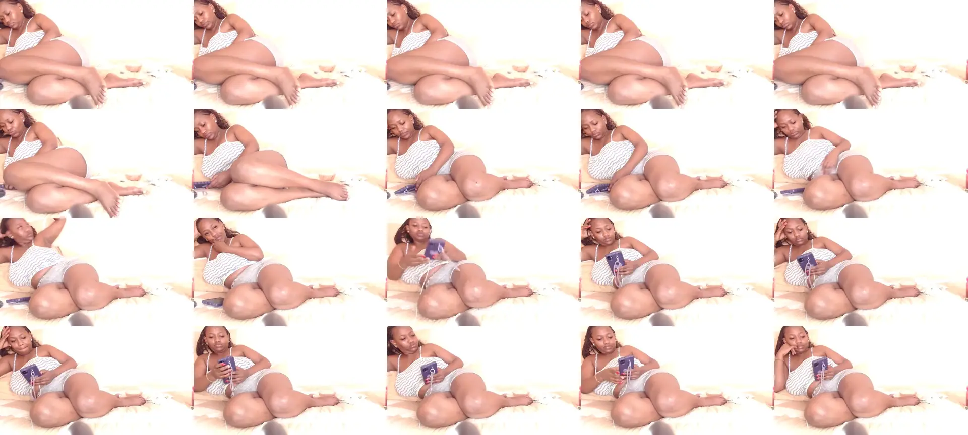 Ebonyboobz4u photo contact sheet