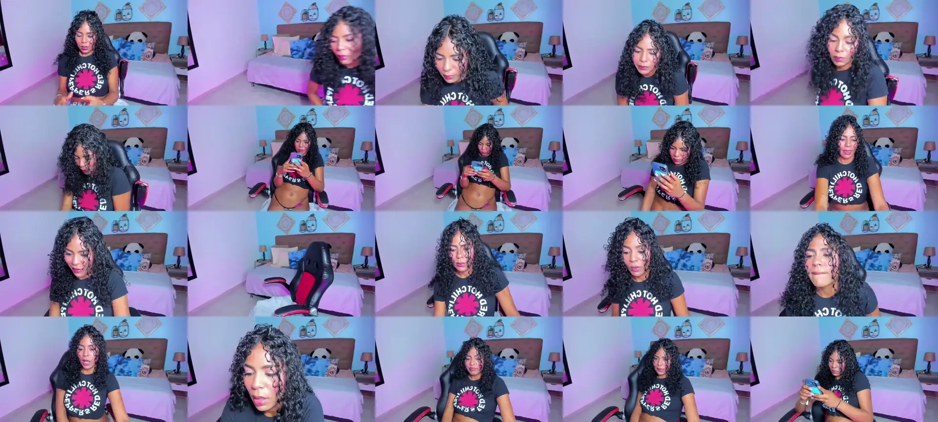 EbonyGoddess photo contact sheet