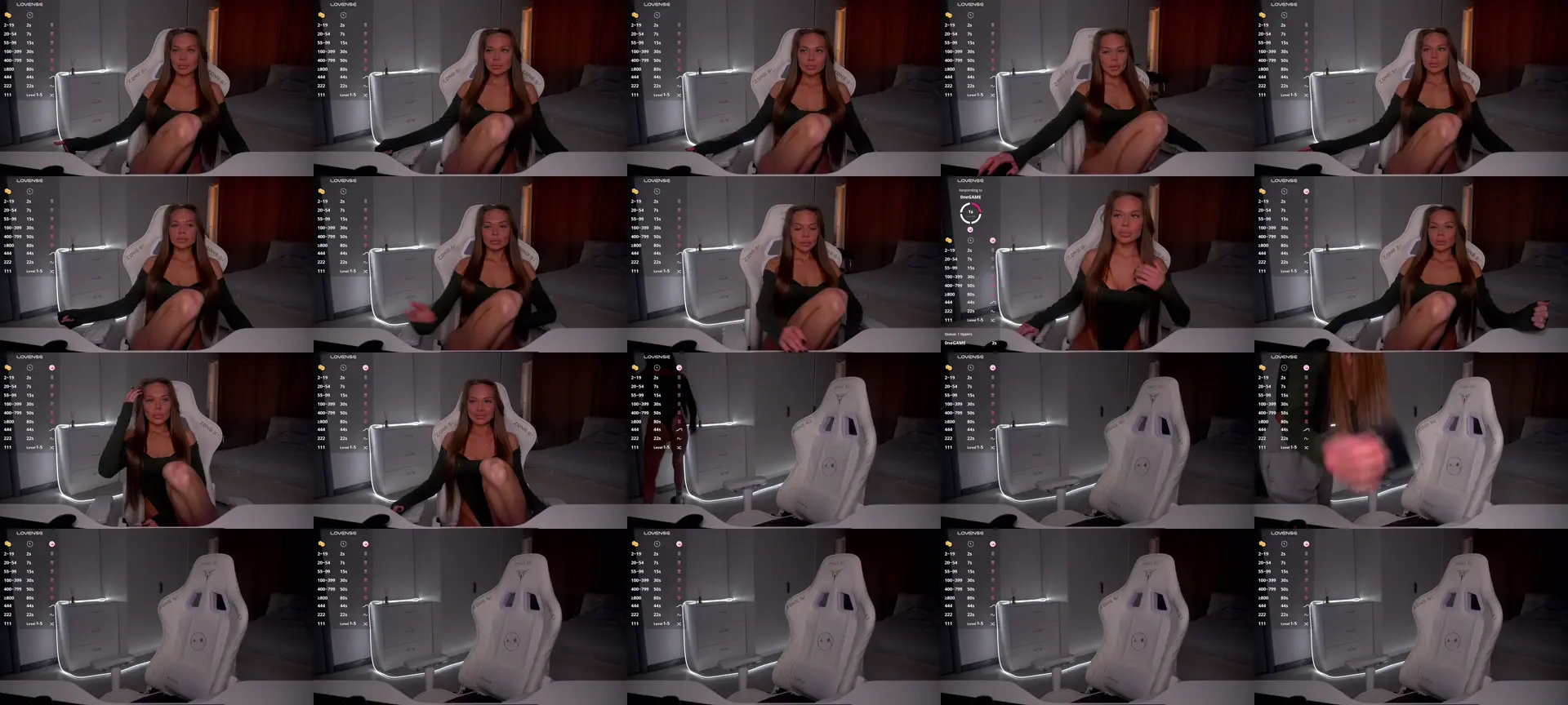 EvelinaFox photo contact sheet