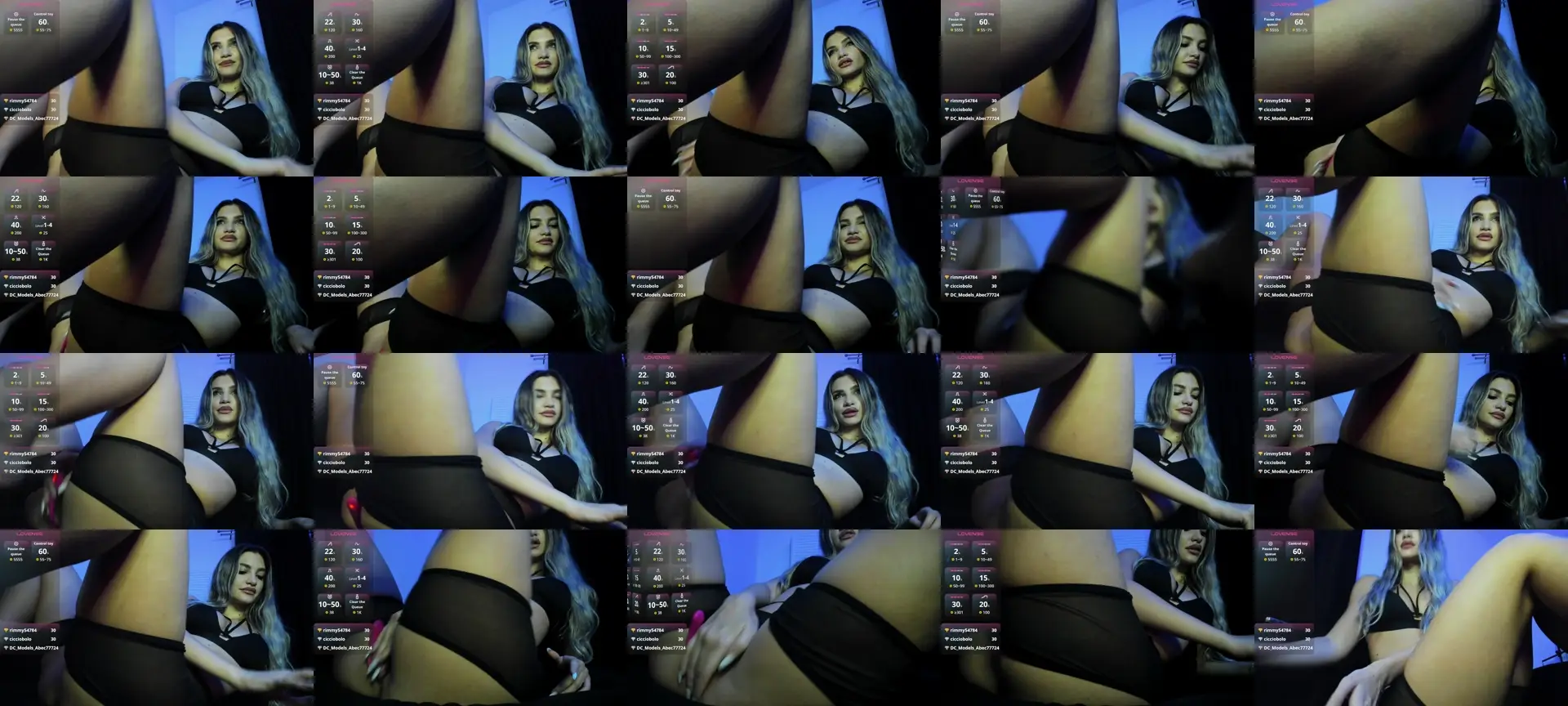 Evelynvlove photo contact sheet