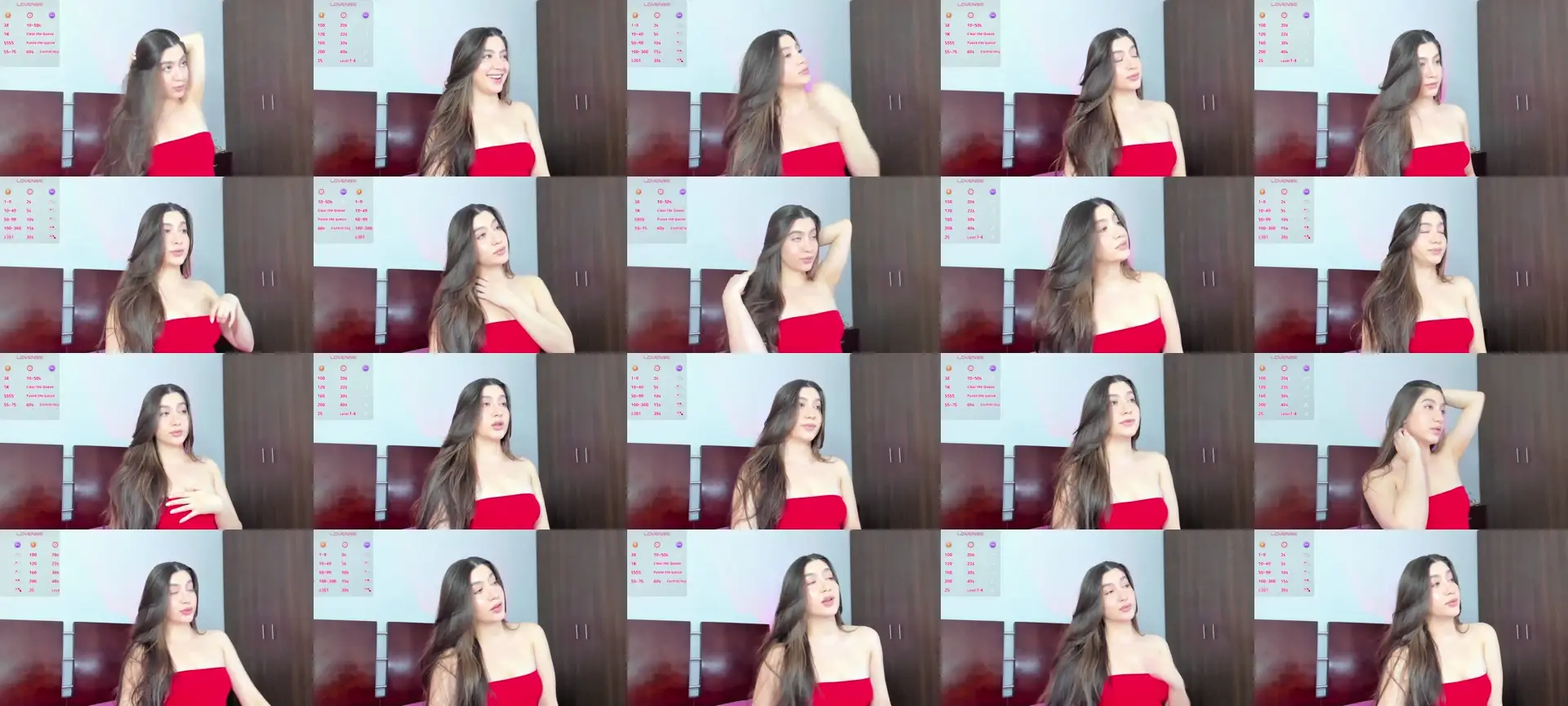 Fabiana69 photo contact sheet