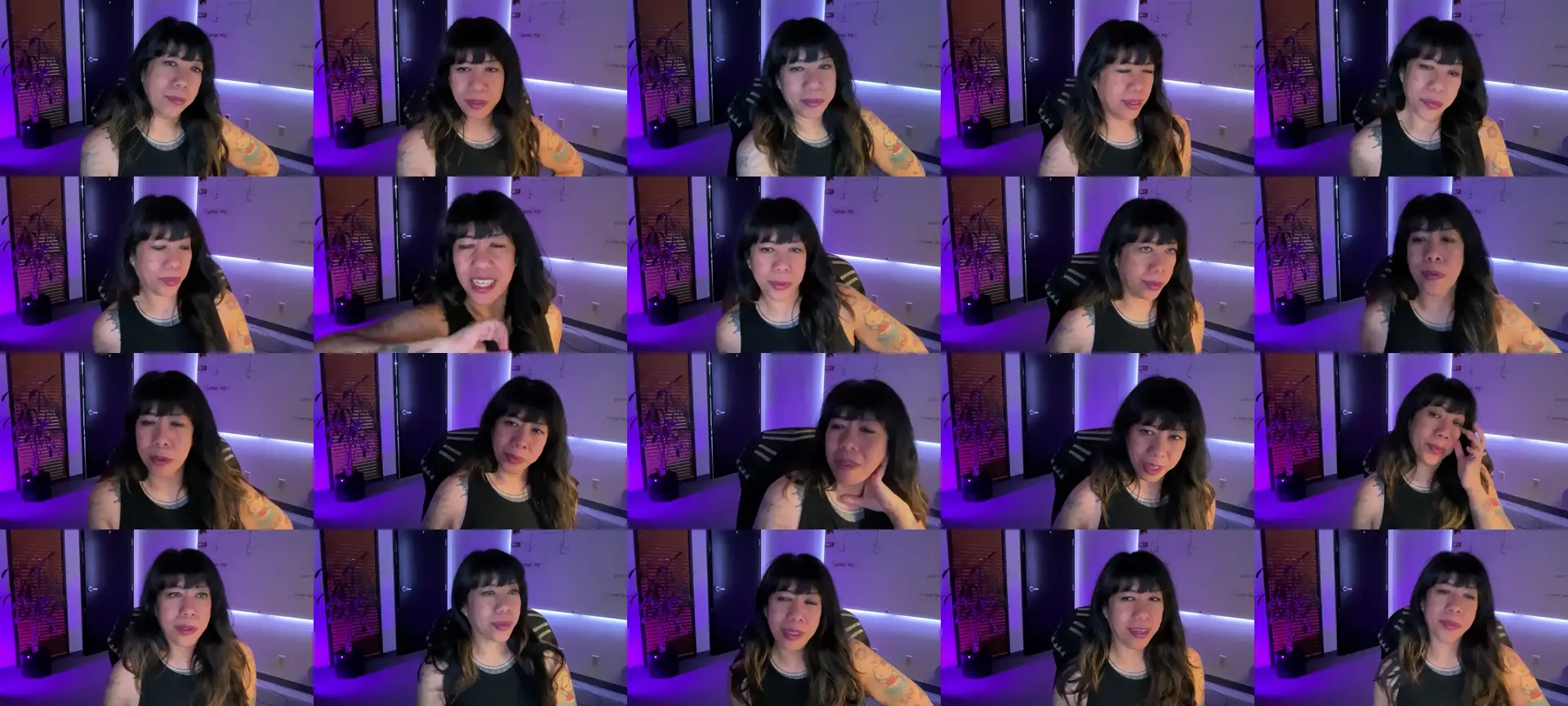 GhostGoddess photo contact sheet