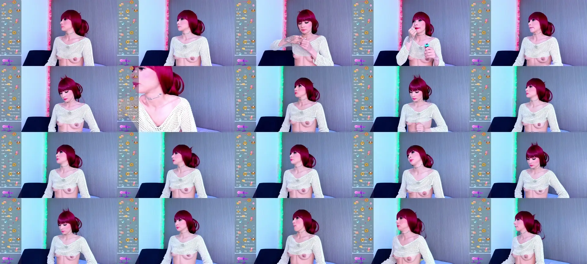 Gisellove photo contact sheet