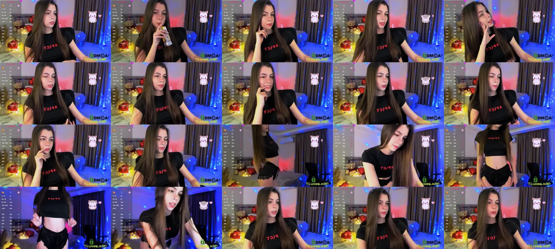 Heileymeow photo contact sheet